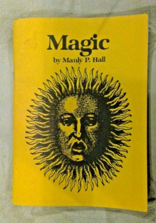 1978 Magic By Manly P.  Hall A Treatise On Esoteric Ethics Magic Rare