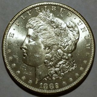 Rare 1882 - S Morgan Silver Dollar Brilliant Uncirculated Buy It Now