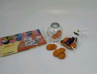 RARE Re - ment 3 o ' clock Afternoon Snack 1 Miniature Nori Senbei Rice Cracker A38 2