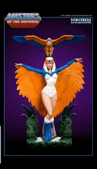 Masters Of The Universe 1/4 (exclusive) Sorceress Statue Pop Culture Shock Rare