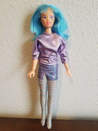 Vintage Jem And The Holograms Aja Doll 1985 Hasbro No Shoes