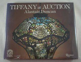 Rare Tiffany Studios Bronze Favrile Glass Lamp At Book Alastair Duncan