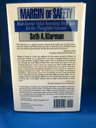 MARGIN OF SAFETY: Seth A.  Klarman RISK AVERSE VALUE INVESTING STRATEGIES (RARE) 3