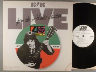 Ac/dc Live From The Atlantic Studios Hard Rock Very Rare Promo Only Complete