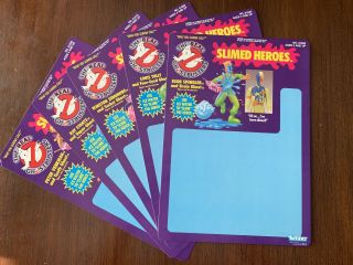 Kenner Real Ghostbusters Slimed Heroes Entire Set Of 5 Prototype Proofs