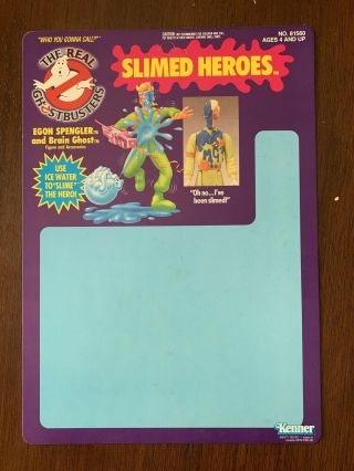 Kenner Real Ghostbusters Slimed Heroes Entire Set Of 5 Prototype Proofs 2