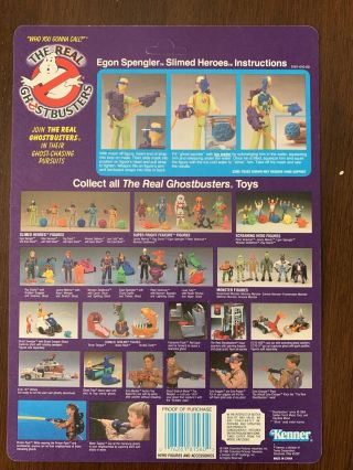 Kenner Real Ghostbusters Slimed Heroes Entire Set Of 5 Prototype Proofs 3