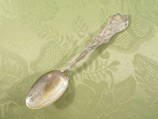 Sterling Souvenir Spoon Rare " Hermitage At Brookville " In " Indiana " By Watson