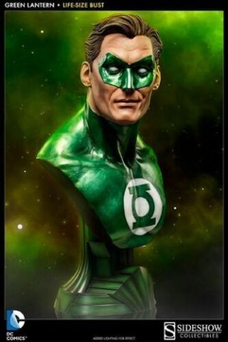 Sideshow Dc Green Lantern Hal Jordan Life Size Bust 1:1brand