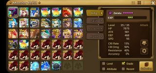 G:92 Global Summoners War Starter Account With Dark Chimera (extremely Rare)