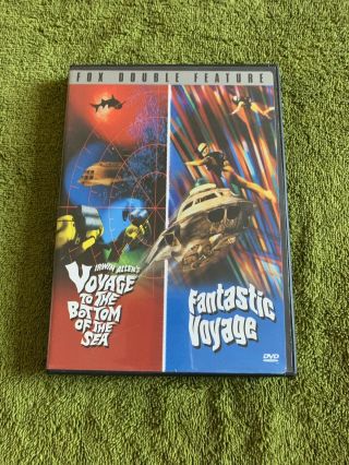 Voyage To The Bottom Of The Sea / Fantastic Voyage Dvd Oop Rare Action Double