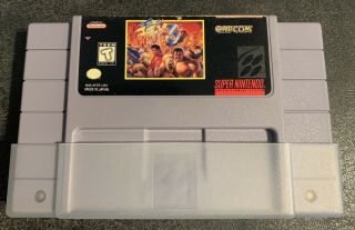Rare Final Fight 3 Nintendo 1995 Snes Game Cart Cartridge Authentic
