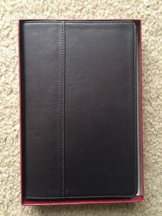 Rare Oop Lnib Thinline 1984 Niv Bible Ebony Renaissance Premium Leather