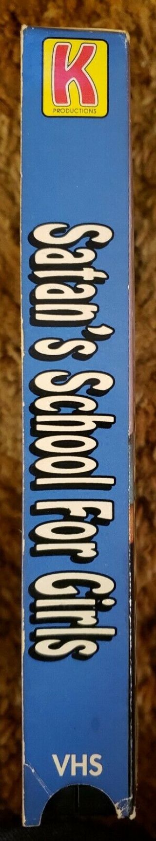 Satan ' s School For Girls RARE VHS suicide horror Kaye Productions Kate Jackson 3