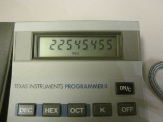 Texas Instruments Programmer II Calculator,  HTF,  rare model 2