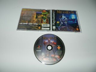Medievil Playstation 1 2 Ps1 Game Complete Cib Medi Evil Rare