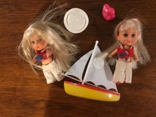 Vintage Liddle Kiddles Lola Little Sailor Set With Extra Doll