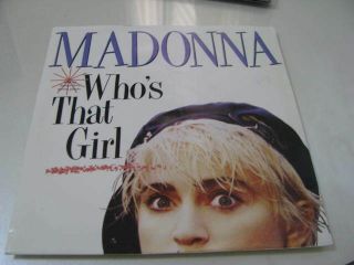 Madonna =whos That Girl= Mega Rare Israel Hebrew Promo 7 Inch Lp
