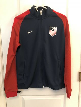 Rare Nike Usa Usmnt Soccer Futbol 2017 Gold Cup Track Jacket Coat Medium M