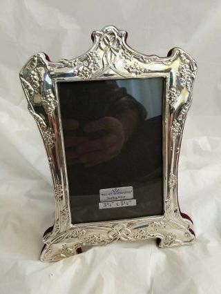 Wallace Silversmiths Sterling Silver Frame - 3 3/4 X 5 1/2.