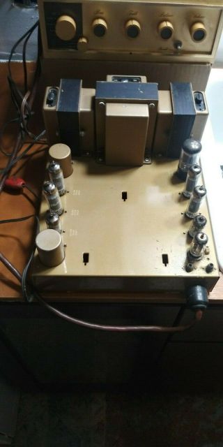 Rare Vintage Leak Stereo 20 Tube Amplifier & Leak Point One Stereo Preamp