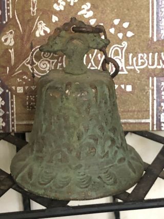 Spanish Colonial Bell Ornate Bronze Brass Antique Style Mission Church School