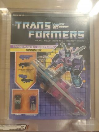 Transformers G1 Spinister Afa 80 Mosc Moc Unpunched