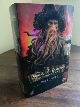 Hot Toys 1/6 Pirates Of The Caribbean Davy Jones - Nrfb - Usa Seller