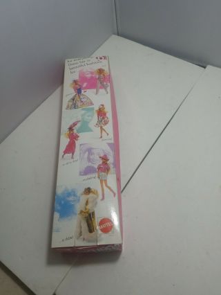 Barbie 1989 MATTEL Fun To Dress Barbie Doll 4808 Vintage Pink Lingerie box 3