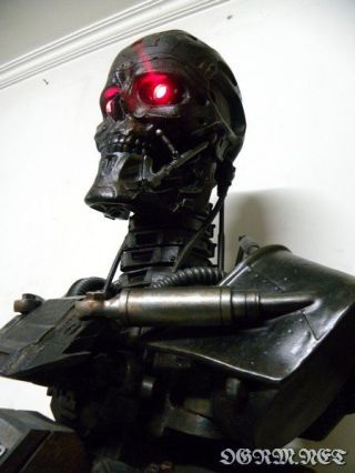 Terminator T600 1:1 Life - Size Bust Endoskeleton Figure Statue Toy Collectibles 3