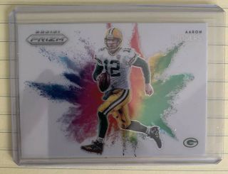 2019 Panini Prizm Aaron Rodgers Color Blast Ssp - Ultra Rare 1 In 10 Cases