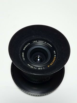Minolta Mc W.  Rokkor - X 35mm F2.  8 Lens - Vintage Rare
