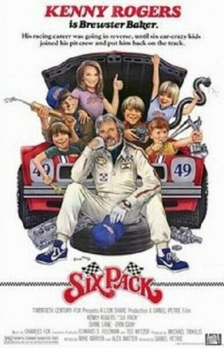Six Pack Rare Classic Comedy Dvd 1982 Kenny Rogers Diane Lane