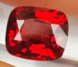 2.  47ct Rare Burmese Ruby Red Spinel