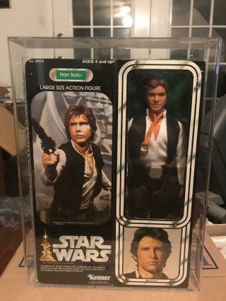 Vintage Star Wars 1978 Kenner Afa 80 Han Solo 12 Inch Misb Museum Quality