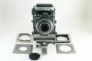 [super Rare ] Plaubel Pecoflex 9x9cm Slr Camera W/xenar 150mm F/4.  5 Lens 5411