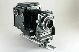 [Super Rare ] Plaubel PECOFLEX 9x9cm SLR Camera w/Xenar 150mm f/4.  5 Lens 5411 3