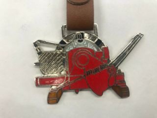 Antique Maytag 92 Engine Motor Hit & Miss Wringer Washer Token Watch Fob Red 2