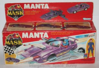 1986 Kenner M.  A.  S.  K.  Mask Manta Box Misb