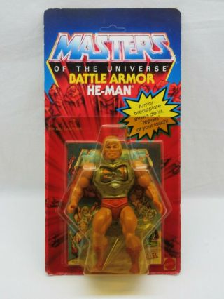 Motu,  Vintage,  Battle Armor He - Man,  Masters Of The Universe,  Moc,  Unpunched