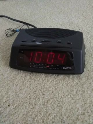 Vintage Timex Am/fm Alarm Clock Radio Model T229b