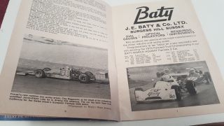 1973 BRANDS HATCH ROTHMANS 5000 Official Race Programme RARE 3