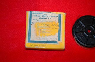 RARE SONJA HENIE 8mm HOME MOVIE OF 1940 TOUR ONE OF A KIND 2 REELS 2
