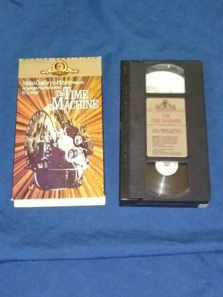 The Time Machine Rare Vhs Mgm 1960 Mutant Sci - Fi Travel Rod Taylor Htf Cult
