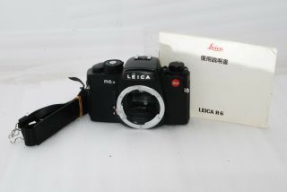 " Rare Near " Leica R6.  2 Black 35mm Slr Film Camera Body Only 2697