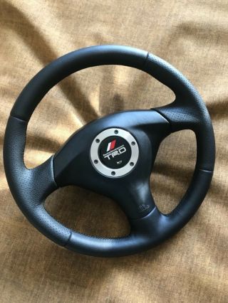 Rare Steering Wheel Trd Srs Airbag For Toyota And Lexus
