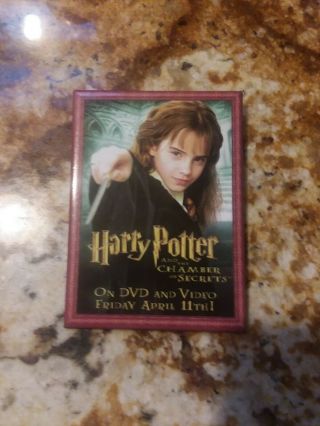 Harry Potter Hermione Granger Pin 2003 Movie Dvd Release Rare Pin Collectible