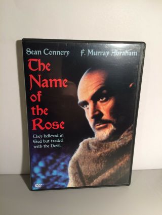 The Name Of The Rose (dvd) Sean Connery Rare Oop