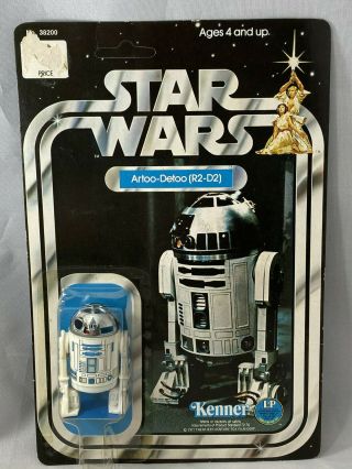 R2 - D2 12 Back A 1978 Vintage Kenner Star Wars Moc Clear Unpunched Taiwan Gmfgi