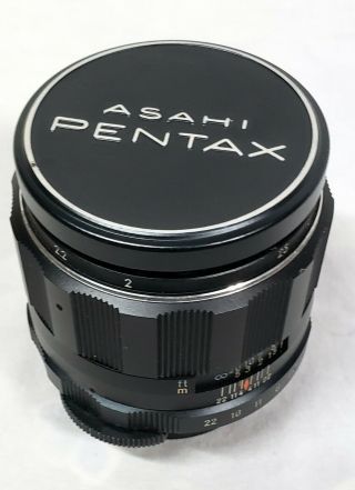 Asahi Opt.  Co. ,  Japan Smc Macro - Takumar 50mm F/1.  4 Lens Pentax M42 Mount Rare